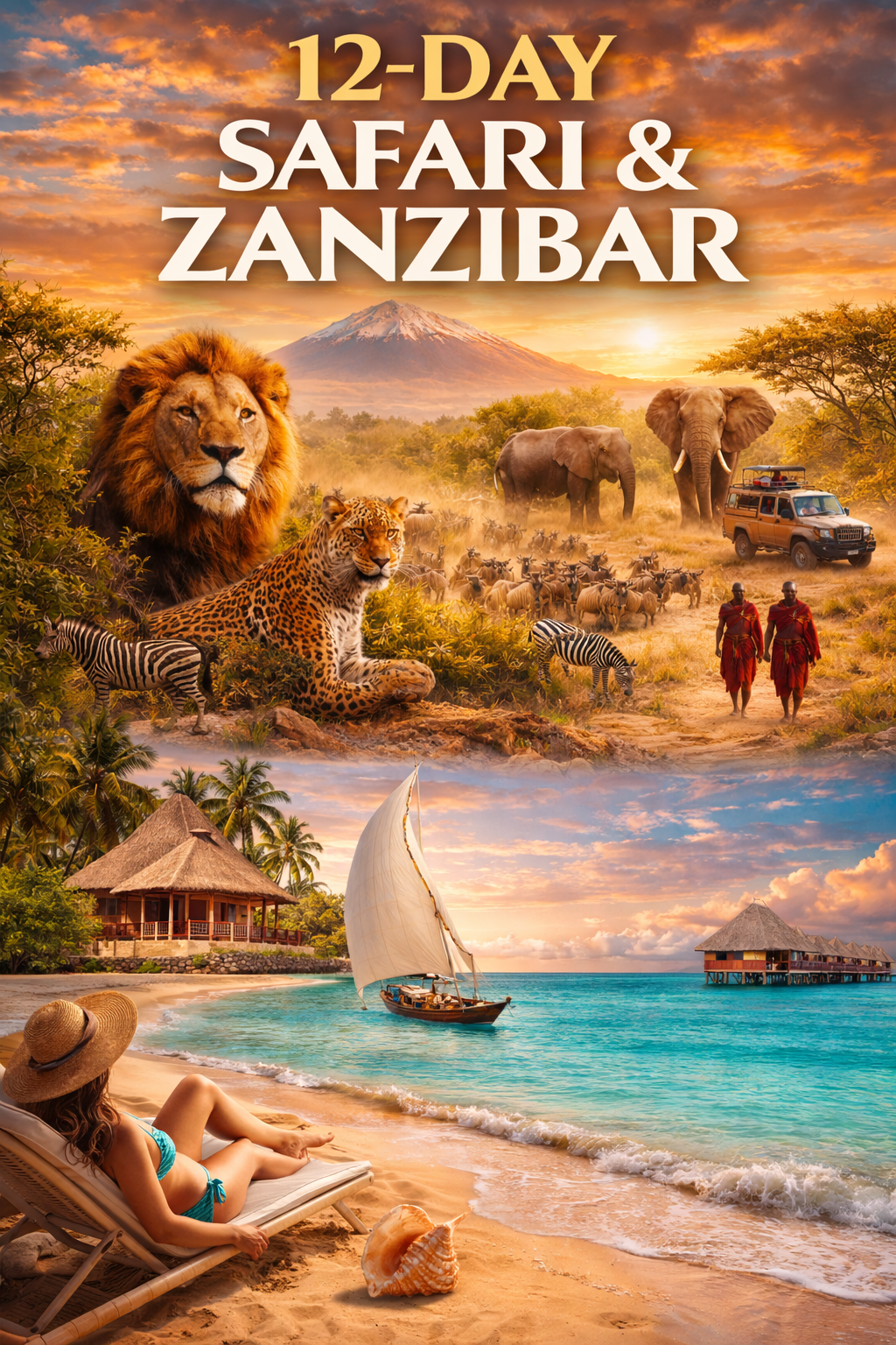 TANZANIA GRAND SAFARI & ZANZIBAR OCEAN RETREAT